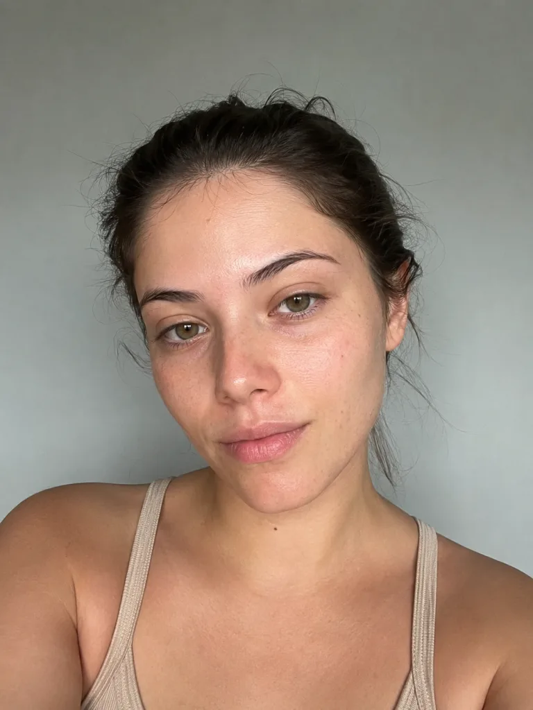 A real, plain everyday portrait before the glow-up
