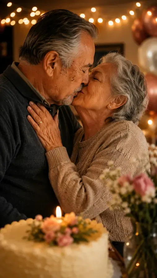 Examples of moments turned into a kiss from a photo