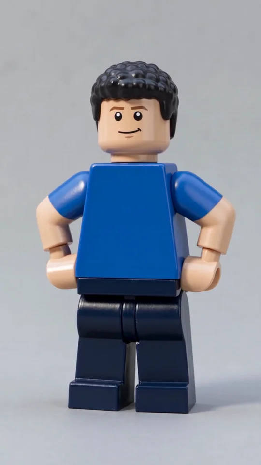 Later frame from the same sample with a full molded toy body and block-like legs
