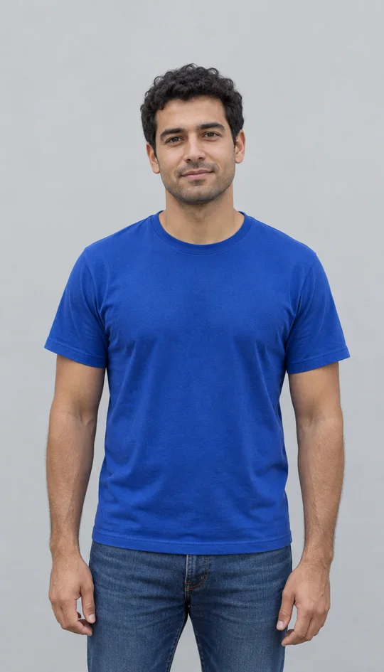 Original fictional adult portrait used for the brick toy example