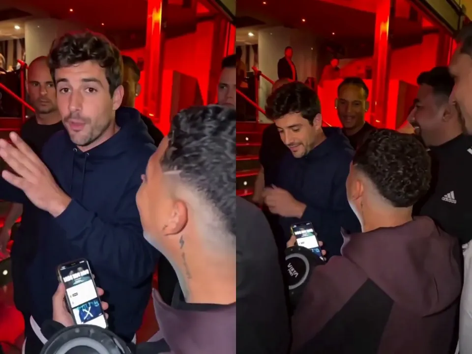 A man from one photo rapping in the Bulin 47 AI freestyle