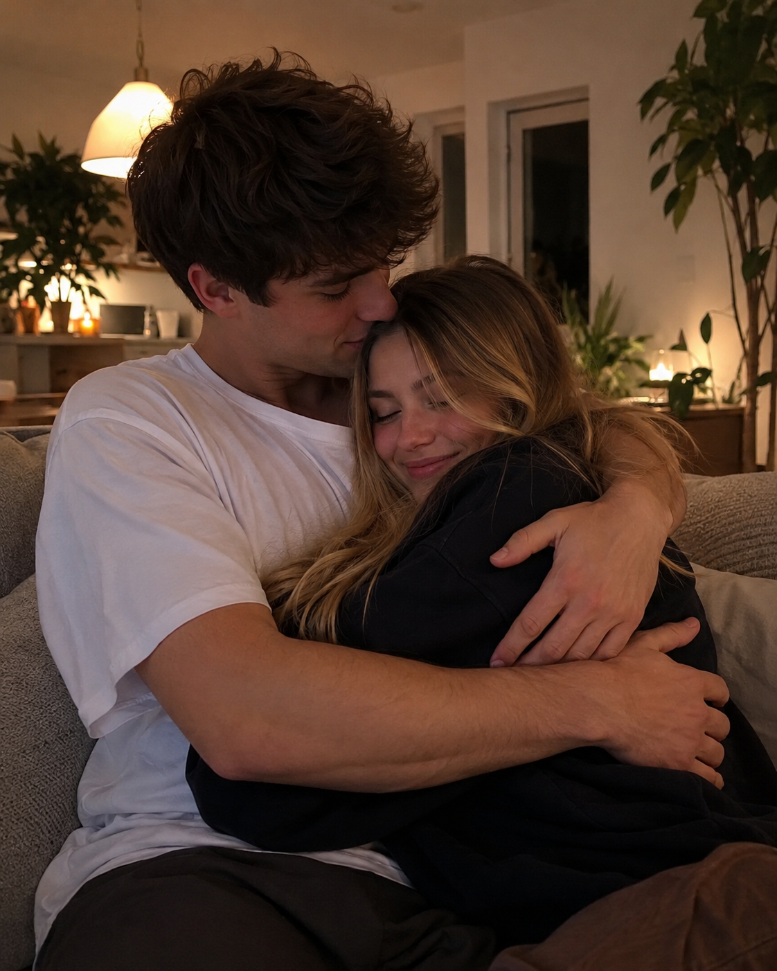 The three steps of turning photos into a couple hug video