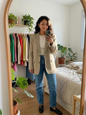 OOTD mirror selfie