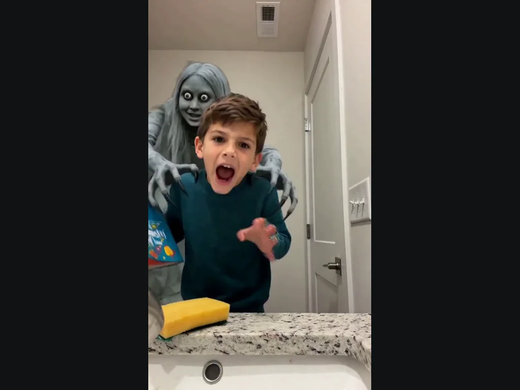 Ghost Prank generated result, moment 3