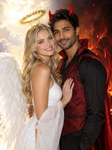 Angel and devil