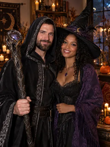 Witch and warlock