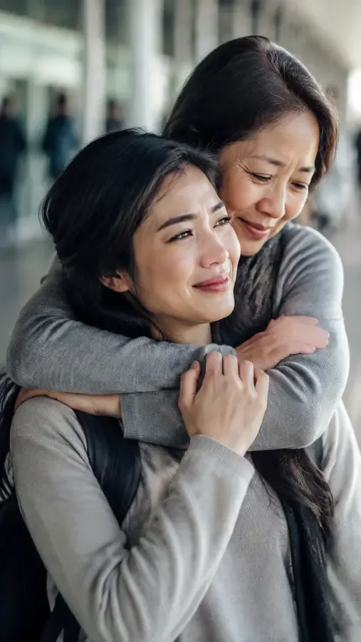 Examples of hug from behind moments made from photos