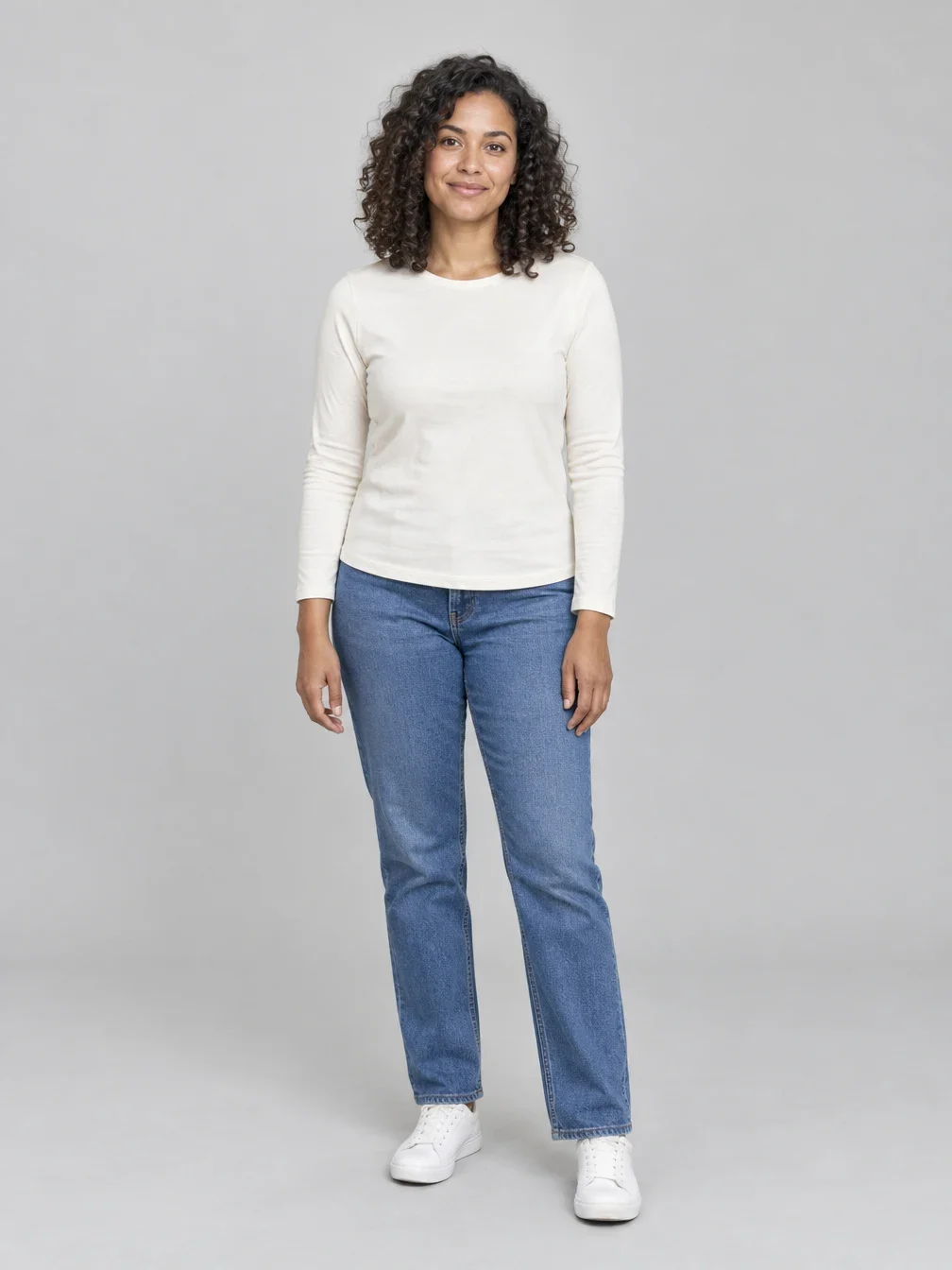 Fictional adult photo used for the displayed generated example