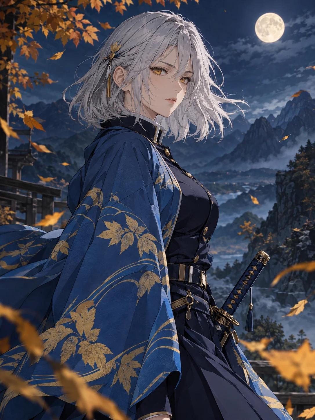 Demon Slayer OC: Character portrait generated example