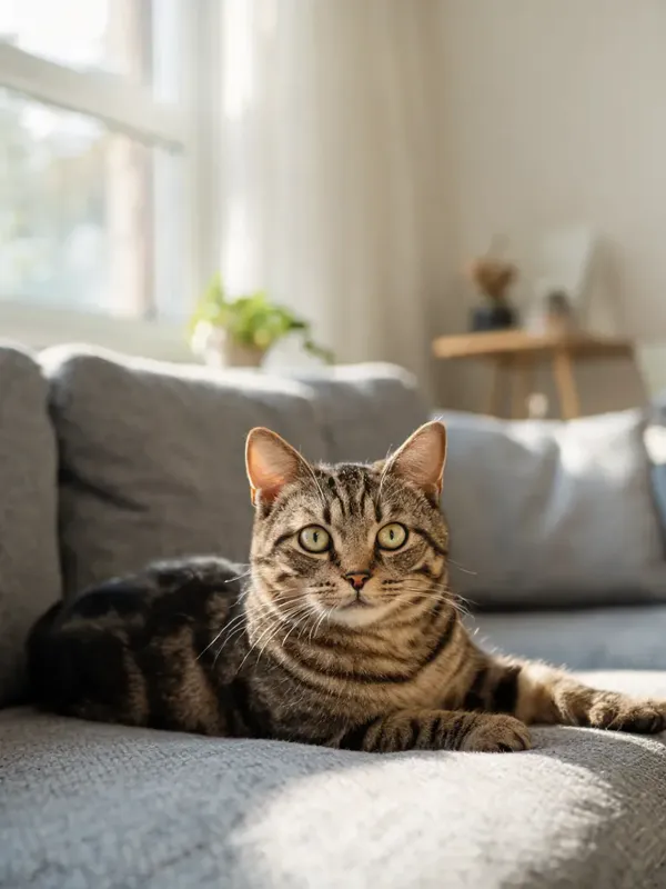 Example photo 1 for Smalltown Boy AI: a tabby cat