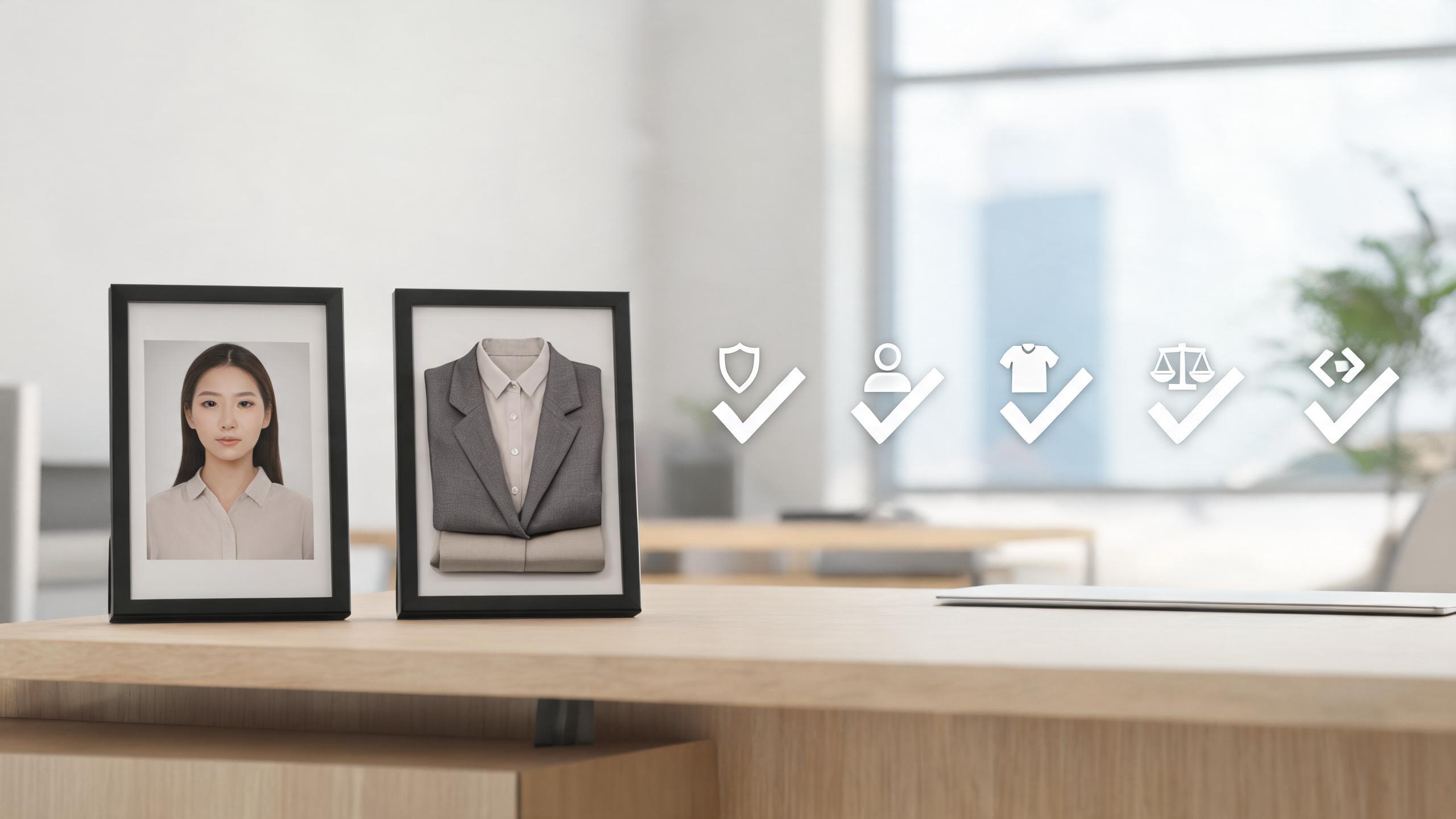 A practical approval board shows source permission, face consistency, wardrobe stability, label choice, and final-frame checks