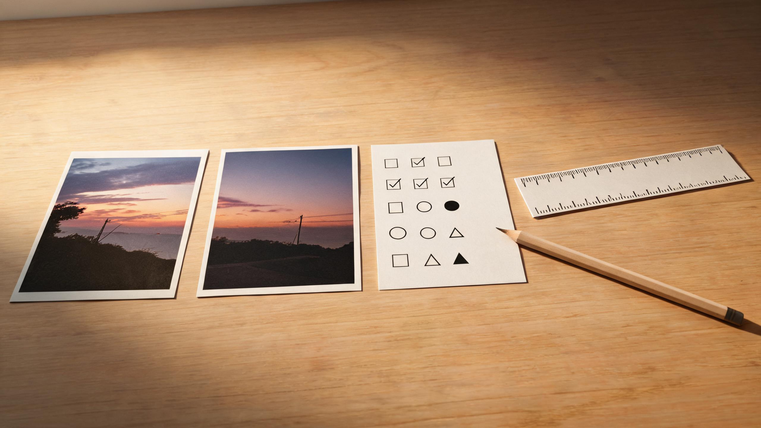 A practical editor handoff sheet with approved frames, source cards, and a compact visual checklist