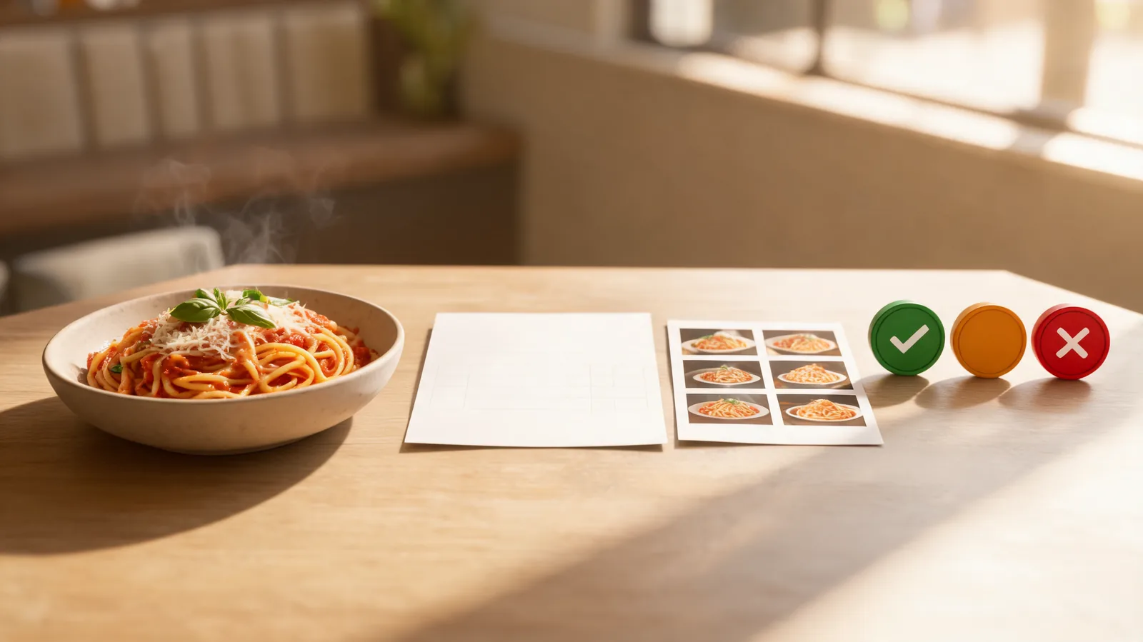 Food Photo-to-Video: Restaurant Menu Accuracy Checklist