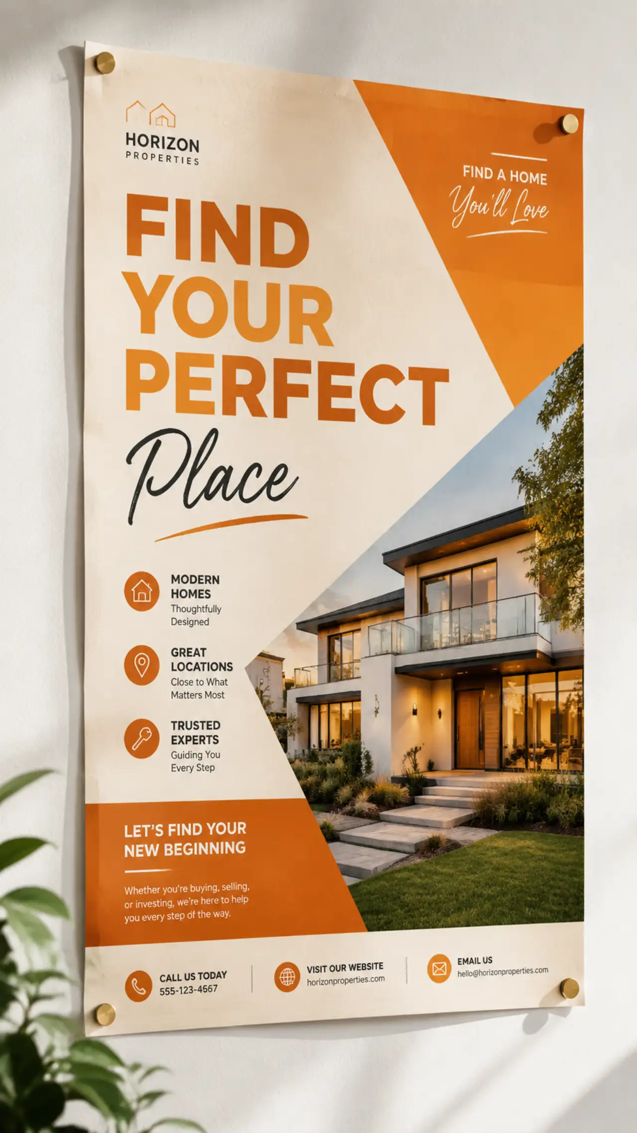 4K poster with bold readable headline text